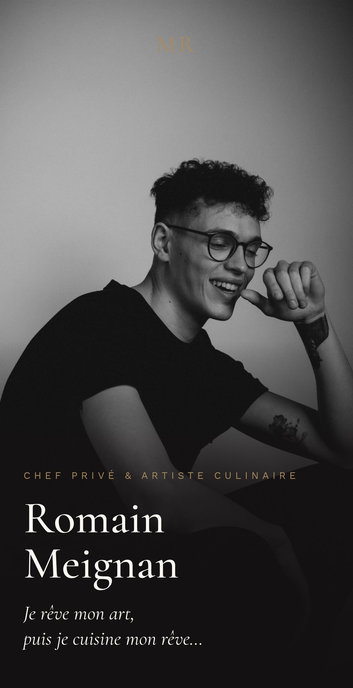 Romain Meignan, chef privé & artiste culinaire