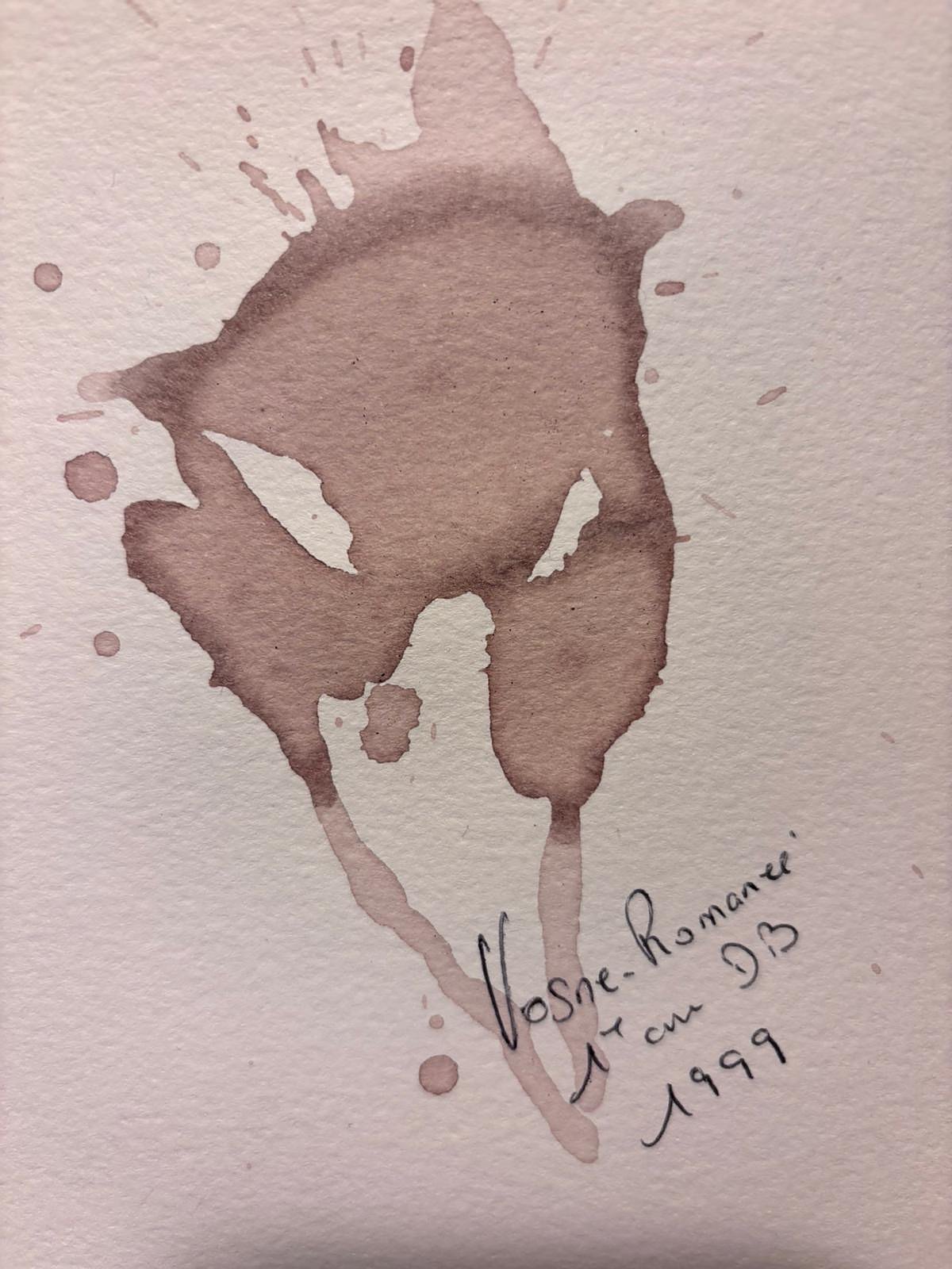 Empreinte de vin : Vosne-Romanée 1er cru DB 1999
