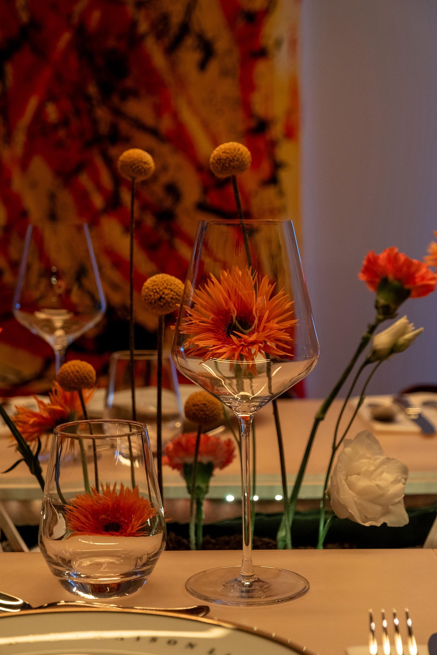 La table privée dressée