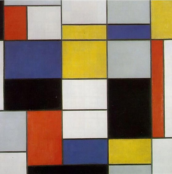 Composition A, Piet Mondrian