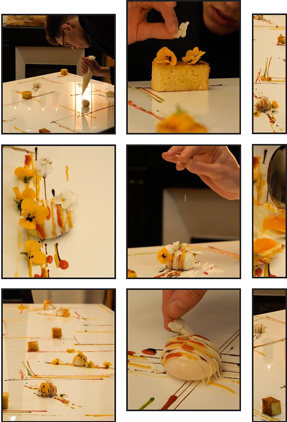 L’Œuf Mimosa de Mondrian, mosaïque de la performance