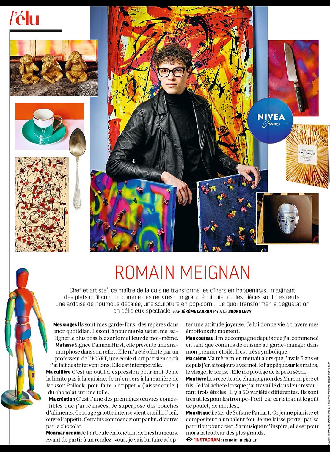 Article « L’élu » consacré à Romain Meignan