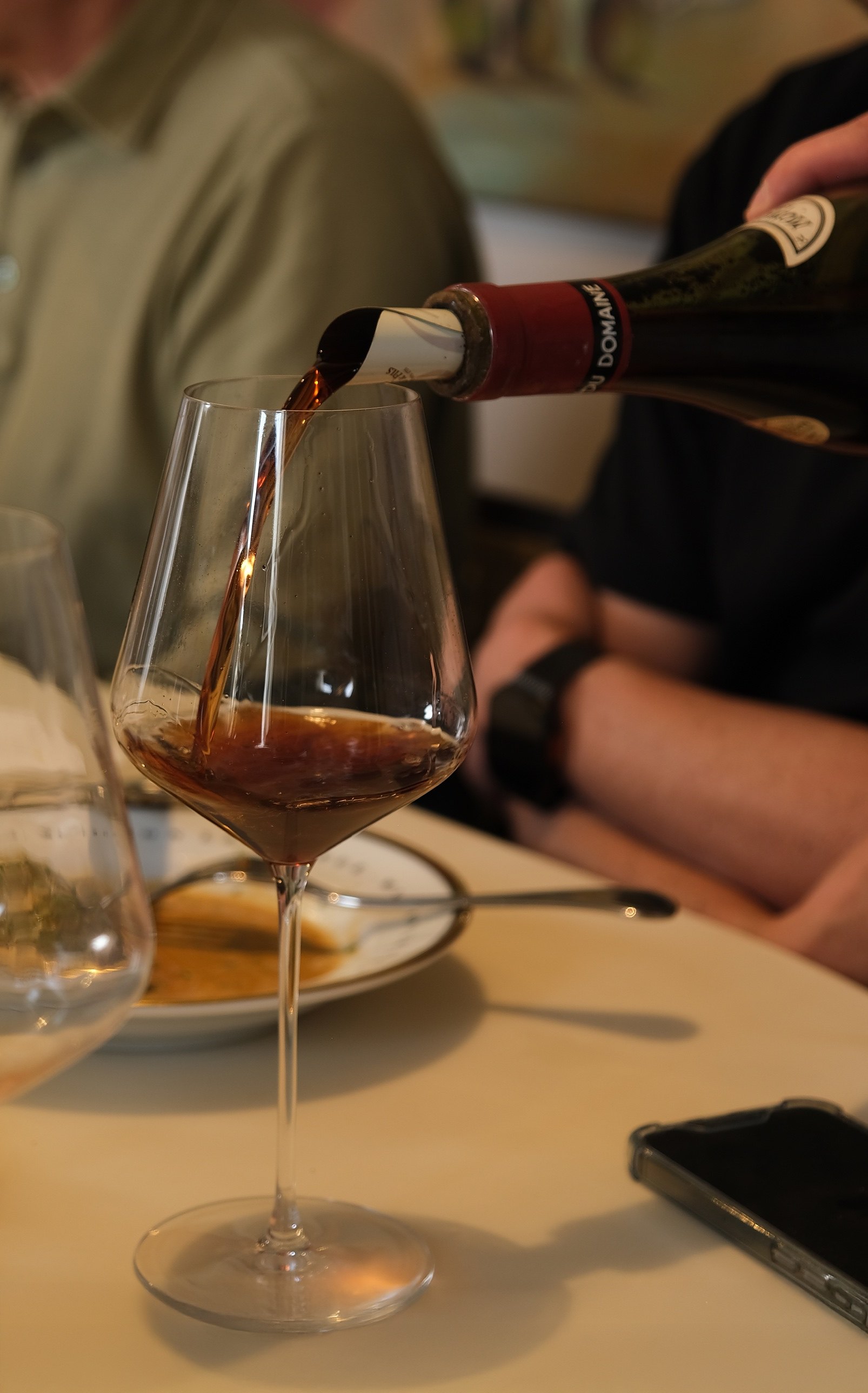 Le service du vin