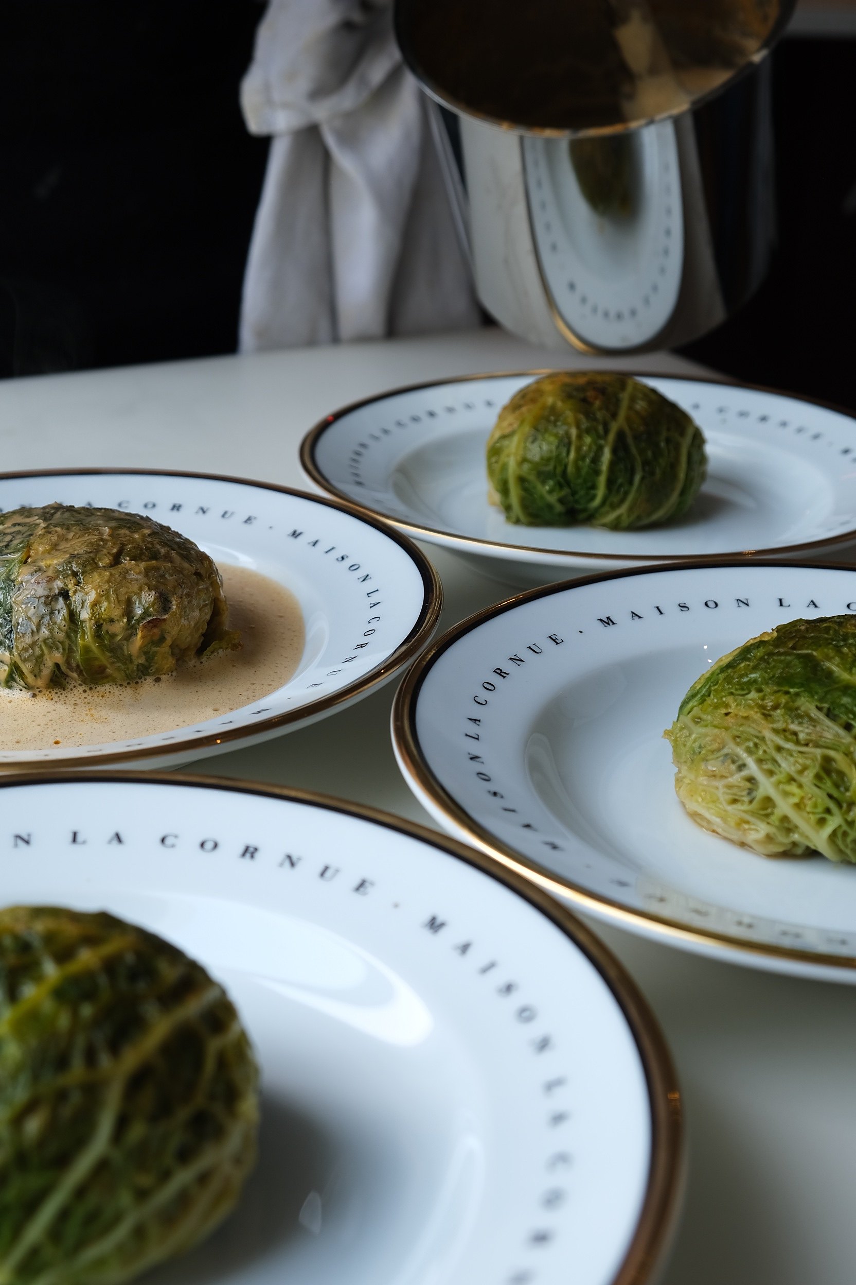 Chou farci au homard